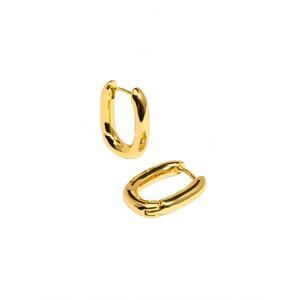 NEW RHO women's small chunky u shape huggies in gold